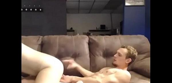  hot teen bitch rides hard cock on webcam